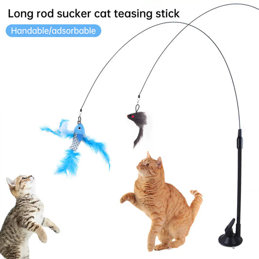 Hanging Feather Toy For Cats